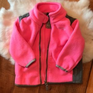 Toddler pink fleece